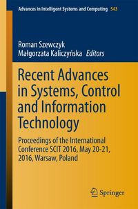 Produktbild: Recent Advances in Systems, Control and Information Technology