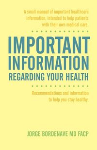 Produktbild: Important Information Regarding Your Health / Informacion Importante de La Salud