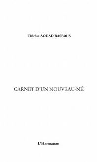 Produktbild: Carnet d'un nouveau-ne
