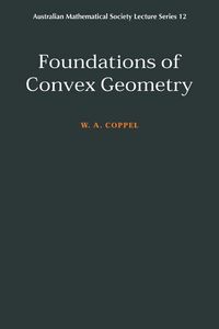 Produktbild: Foundations of Convex Geometry