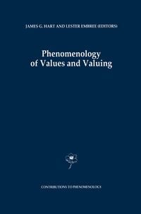 Produktbild: Phenomenology of Values and Valuing