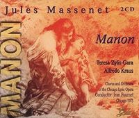 Produktbild: Fournet, J: Manon (GA,Chicago 1973)