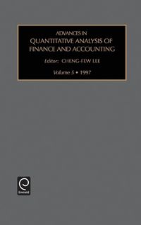 Produktbild: Advances in Quantitative Analysis of Finance and Accounting