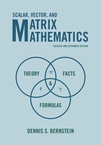 Produktbild: Bernstein, D: Scalar, Vector, and Matrix Mathematics