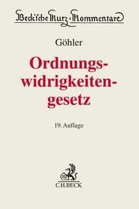 Produktbild: Gesetz &uuml;ber Ordnungswidrigkeiten. OWiG