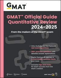 Produktbild: Gmac: GMAT Official Guide Quantitative Review 2024-2025: Boo