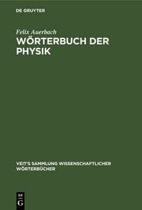 Produktbild: W&ouml;rterbuch der Physik