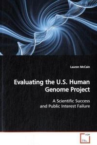 Produktbild: McCain, L: Evaluating the U.S. Human Genome Project