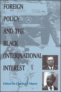 Produktbild: Foreign Policy and the Black (Inter)national Interest