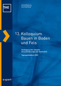 Produktbild: 13. Kolloquium Bauen in Boden und Fels