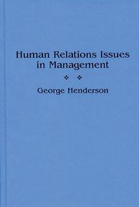 Produktbild: Human Relations Issues in Management