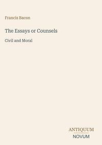 Produktbild: The Essays or Counsels