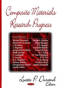 Produktbild: Composite Materials Research Progress