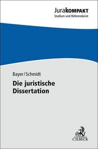 Produktbild: Die juristische Dissertation