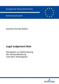 Produktbild: Legal Judgement Rule