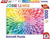 Schmidt Spiele 57576 Josie Lewis Puzzle – 1000 Teile, Motiv „Farbige Seifenblasen“, Premium-Qualität