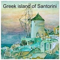 Produktbild: Greek island of Santorini (Wall Calendar 2027 12 &times; 12 Inch) CALVENDO 12 Month Wall Calendar