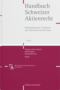 Produktbild: Handbuch Schweizer Aktienrecht