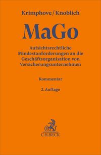 Produktbild: Aufsichtsrechtliche Mindestanforderungen an die Gesch&auml;ftsorganisation von Versicherungsunternehmen. MaGo