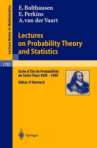 Produktbild: Lectures on Probability Theory and Statistics