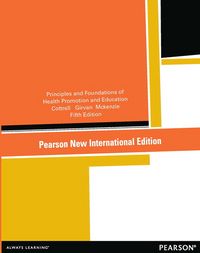 Produktbild: Principles and Foundations of Health Promotion and Education