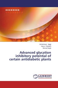 Produktbild: Advanced glycation inhibitory potential of certain antidiabetic plants