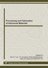 Produktbild: Processing and Fabrication of Advanced Materials