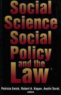 Produktbild: Social Science, Social Policy, and the Law
