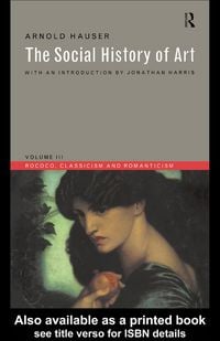 Produktbild: Social History of Art, Volume 3