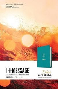 Produktbild: The Message Deluxe Gift Bible (Leather-Look, Hosanna Teal)
