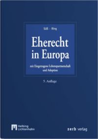 Produktbild: Eherecht in Europa
