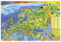 Produktbild: Kindereuropakarte. Wandkarte Poster