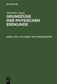 Produktbild: Pflanzen- und Tiergeographie