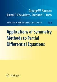 Produktbild: Applications of Symmetry Methods to Partial Differential Equations