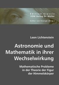 Produktbild: Astronomie und Mathematik in ihrer Wechselwirkung