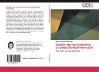 Produktbild: Gesti&oacute;n del conocimiento y competitividad municipal