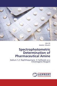 Produktbild: Spectrophotometric Determination of Pharmaceutical Amine