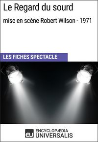 Produktbild: Le Regard du sourd (mise en sc&egrave;ne Robert Wilson - 1971)