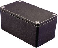 Produktbild: Hammond Electronics 1550Z111BK Universal-Geh&auml;use 115 x 65 x 55 Aluminium Schwarz 1St.
