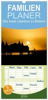 Produktbild: Familienplaner 2027 - Die Insel Usedom in Bildern mit 5 Spalten (Wandkalender, 21 x 45 cm) CALVENDO