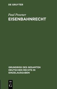 Produktbild: Eisenbahnrecht