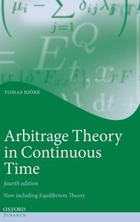 Produktbild: Arbitrage Theory in Continuous Time