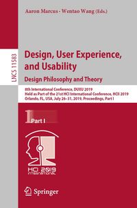 Produktbild: Design, User Experience, and Usability. Design Philosophy and Theory