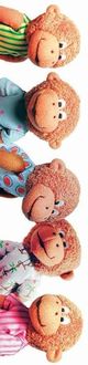 Produktbild: Five Little Monkeys Finger Puppet Playset