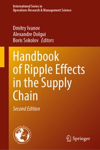 Produktbild: Handbook of Ripple Effects in the Supply Chain