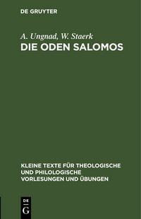 Produktbild: Die Oden Salomos