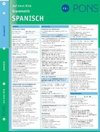 Produktbild: PONS Grammatik auf einen Blick. Spanisch