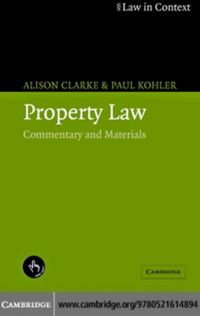 Produktbild: Property Law