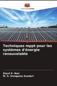 Produktbild: Techniques mppt pour les syst&egrave;mes d'&eacute;nergie renouvelable