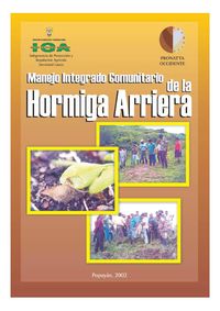 Bild vom Artikel Manejo integrado comunitario de la Hormiga arriera vom Autor Varios Autores
